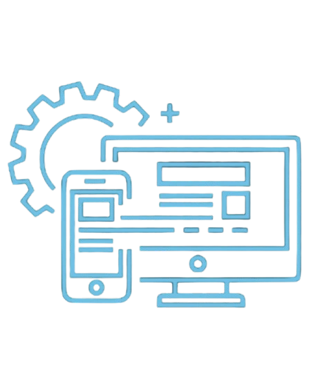 Web development services graphic by best digital marketing strategist in Calicut